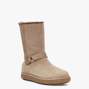 Ugg Classic Berge Short Suede Klassiska Stövlar Dam Bruna (206918FEV)